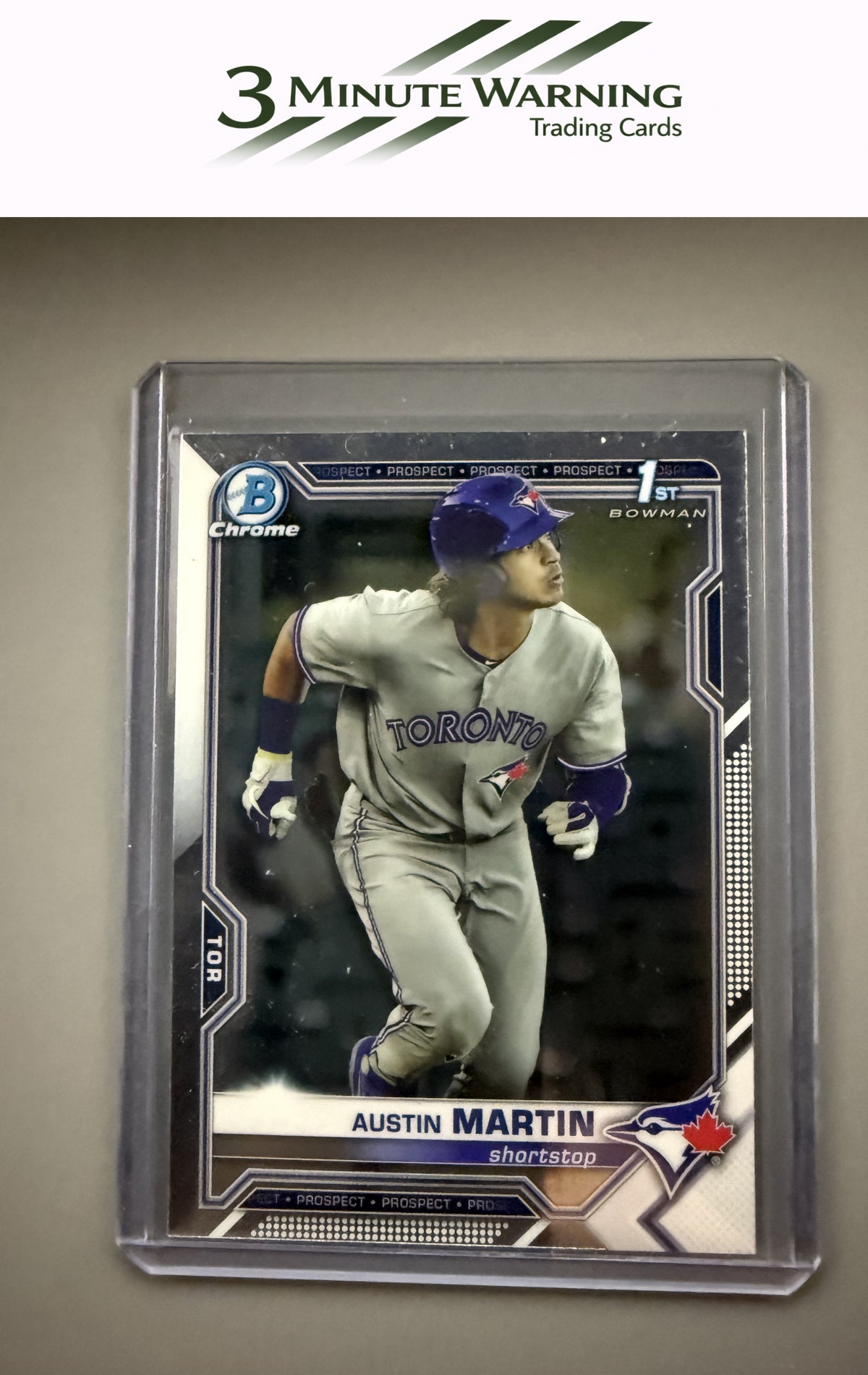 2021 Bowman #BCP-87 Austin Martin Chrome Prospects