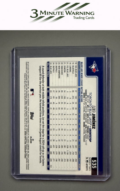 2025 Topps #535 Leo Jiménez