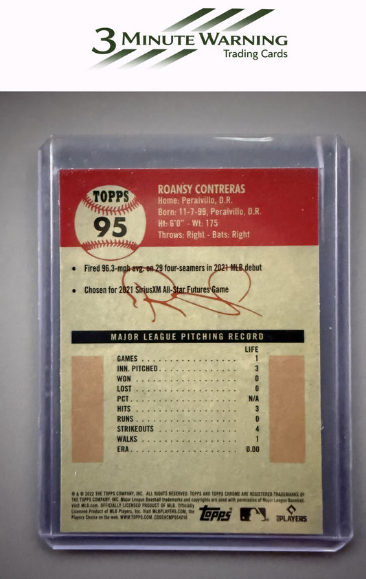2022 Topps Chrome Platinum Anniversary #95 Roansy Contreras