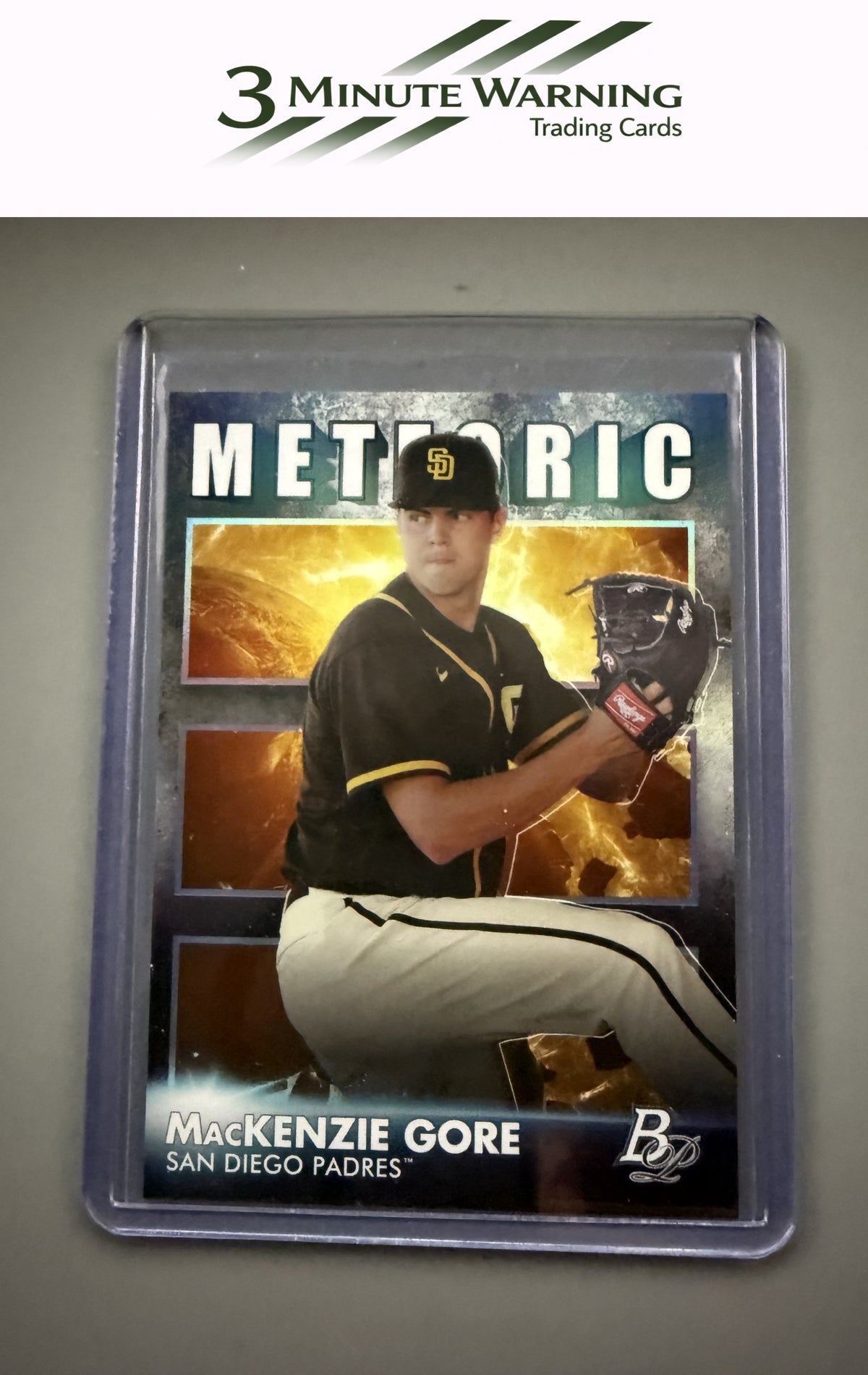 2021 Bowman Platinum #MET-8 MacKenzie Gore Meteoric