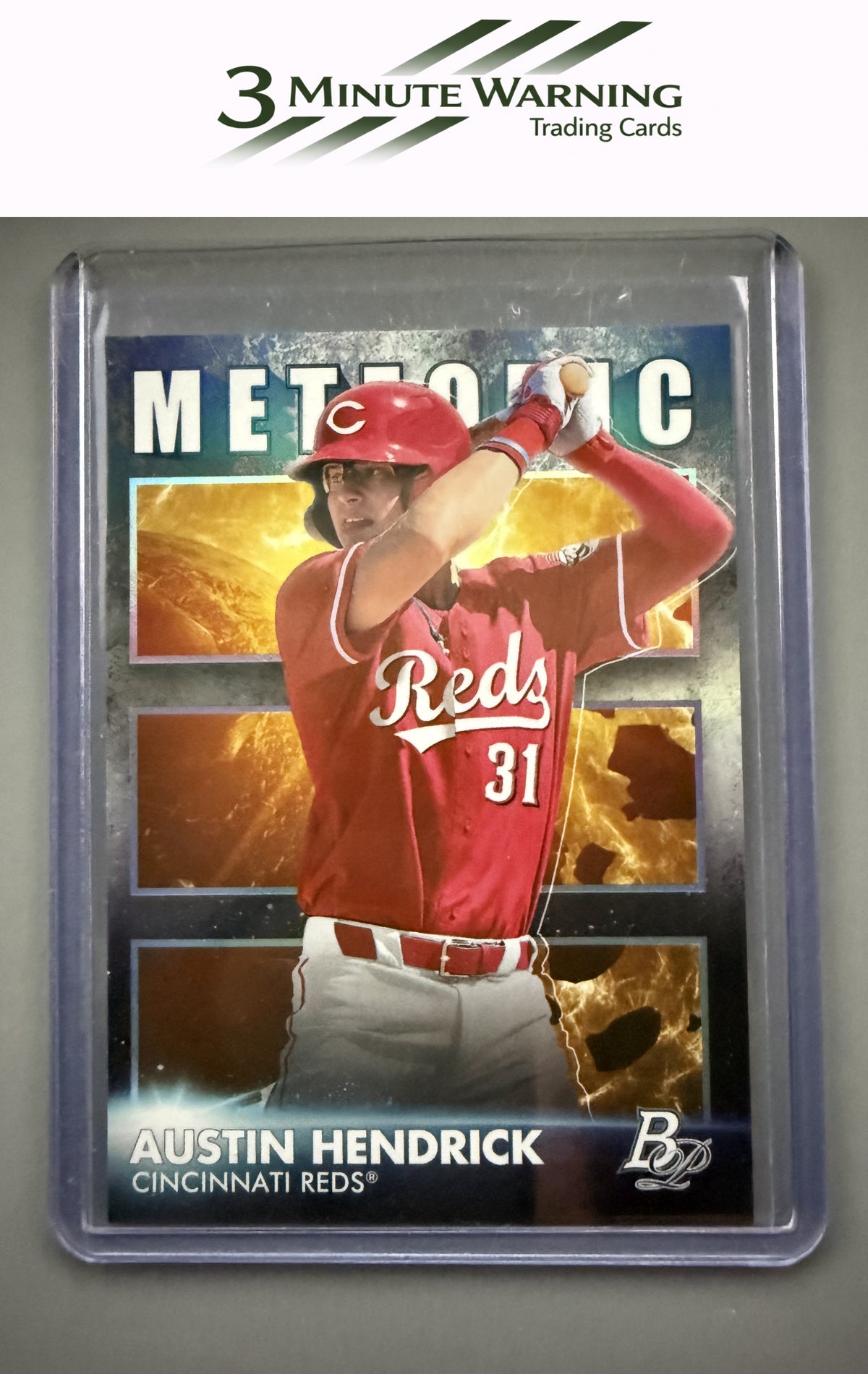 2021 Bowman Platinum #MET-5 Austin Hendrick Meteoric