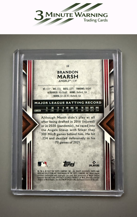 2022 Topps Museum Collection #10 Brandon Marsh