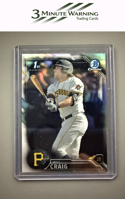 2016 Bowman Draft #BDC-39 Will Craig Chrome Refractor