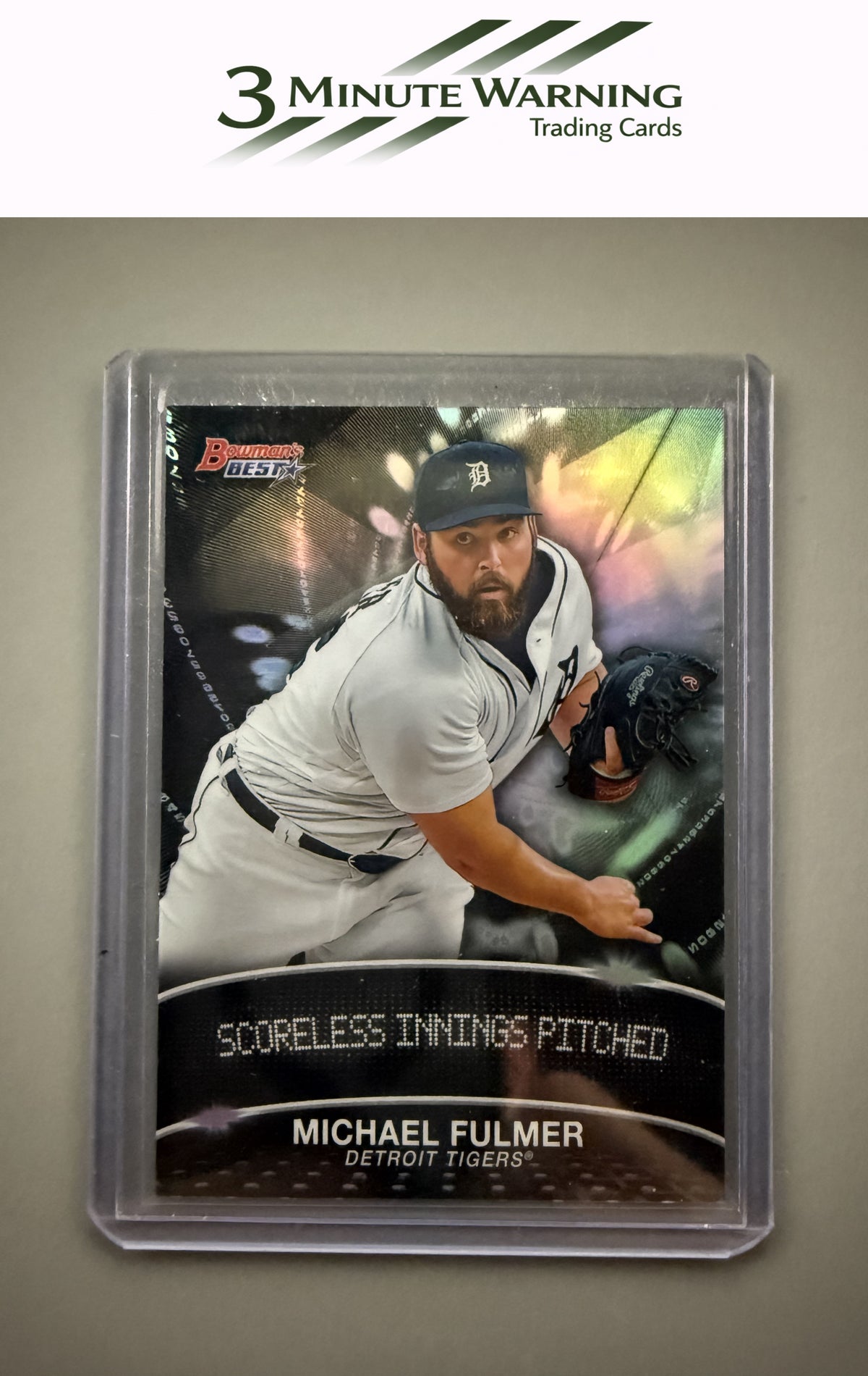 2016 Bowman's Best #SL-MF Michael Fulmer Stat Lines