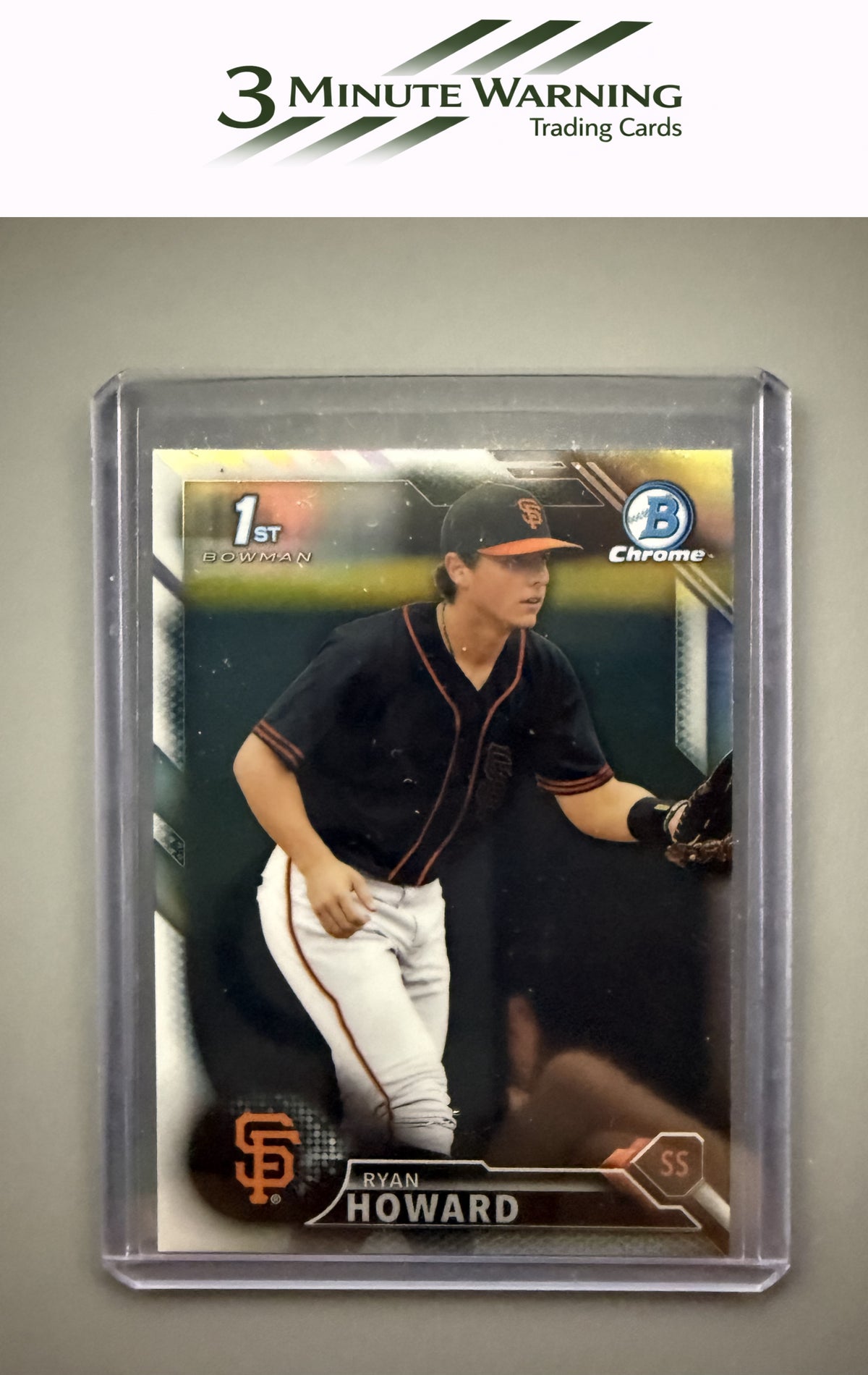 2016 Bowman Draft #BDC-72 Ryan Howard Chrome Refractor