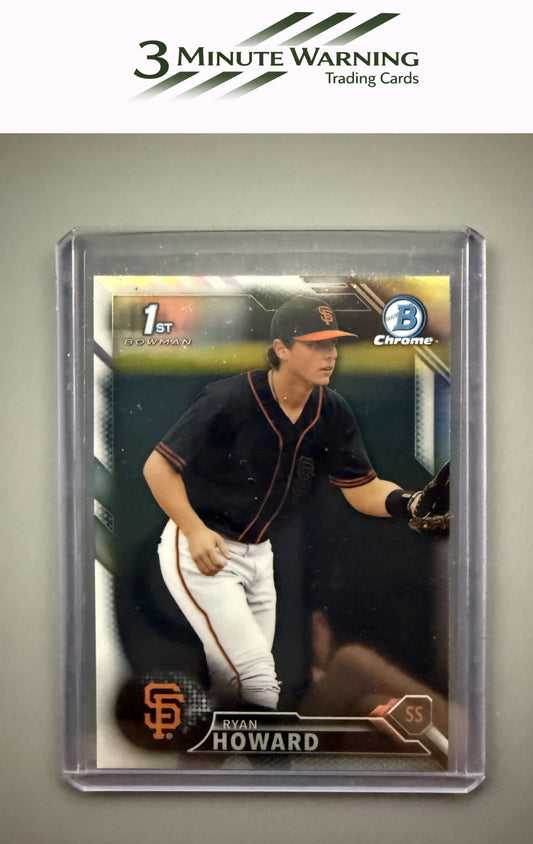 2016 Bowman Draft #BDC-72 Ryan Howard Chrome Refractor