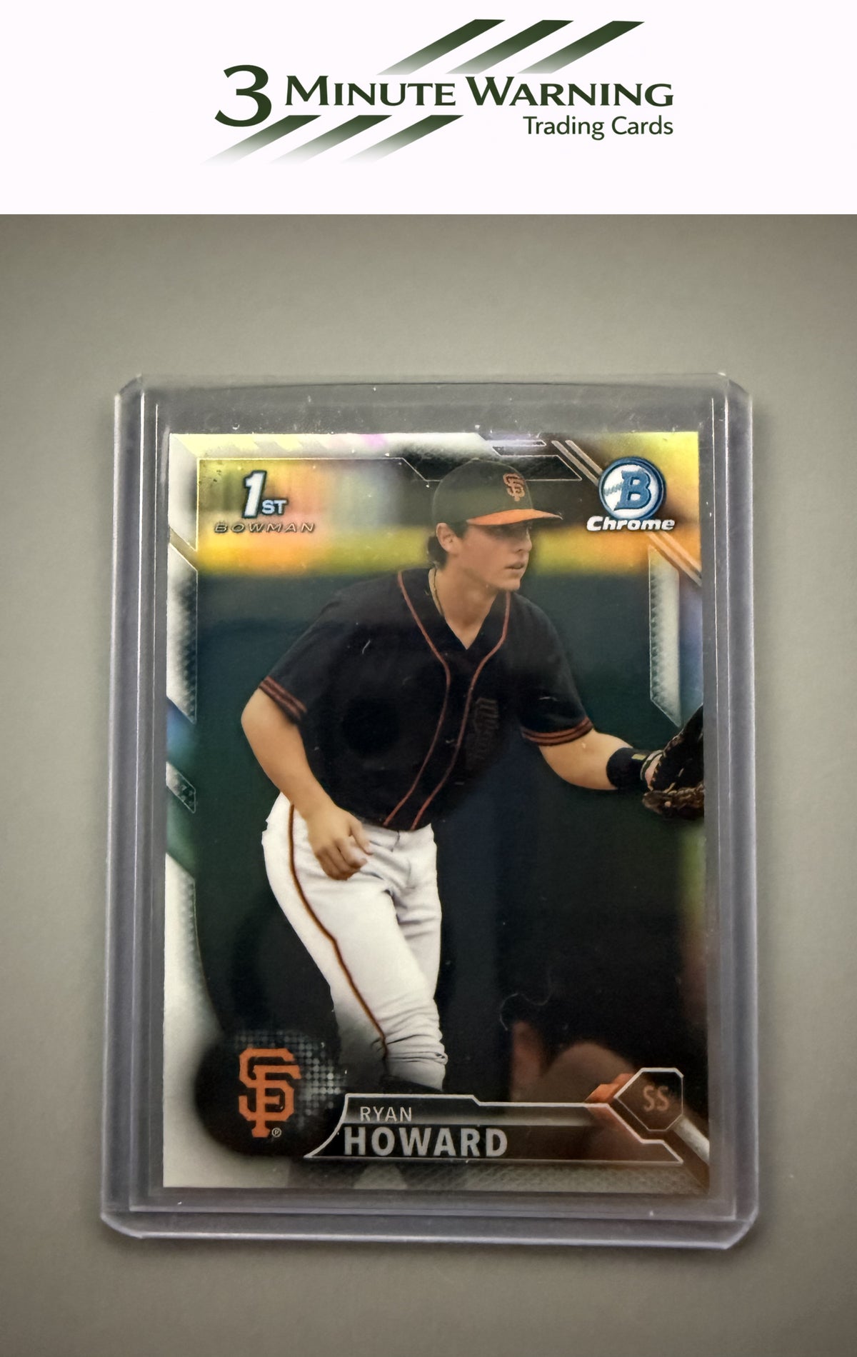 2016 Bowman Draft #BDC-72 Ryan Howard Chrome Refractor