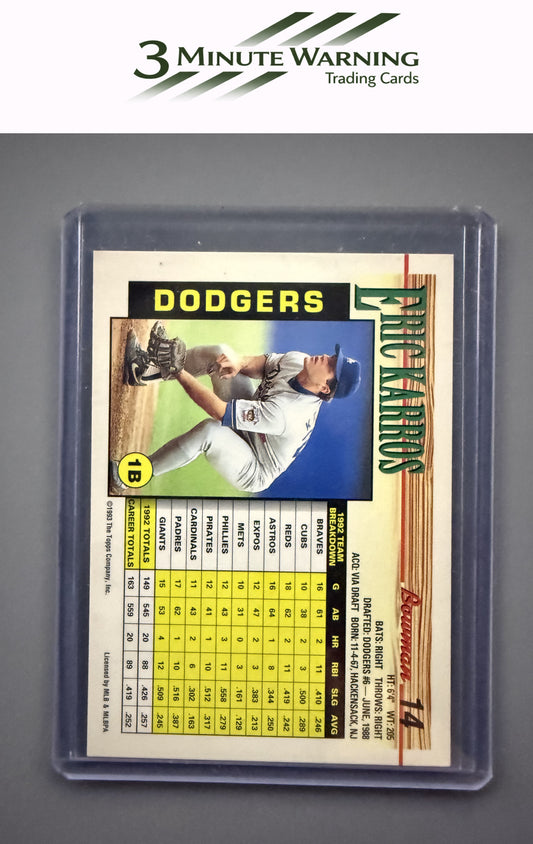 1993 Bowman #14 Eric Karros