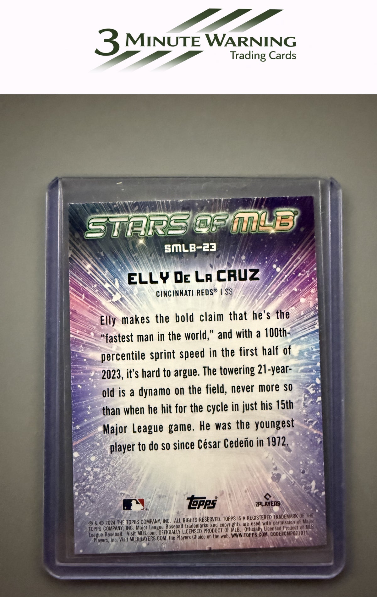 2024 Topps #SMLB-23 Elly De La Cruz Stars of MLB