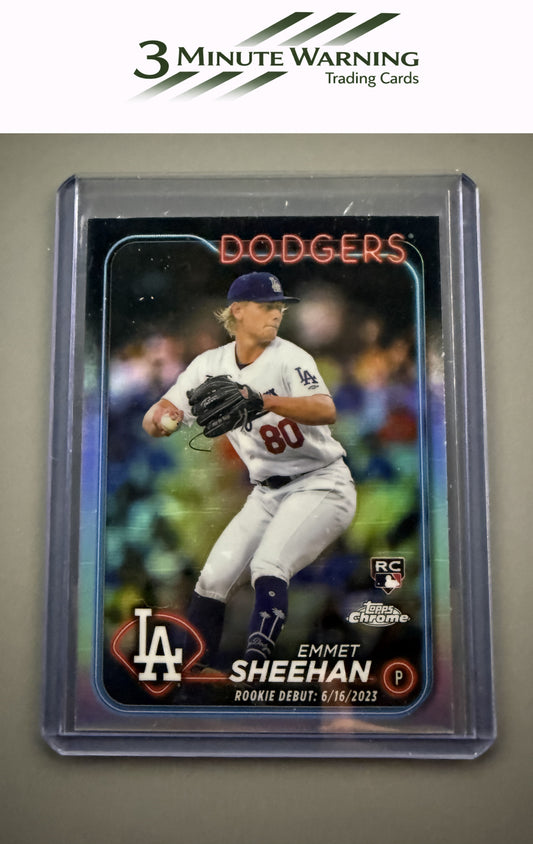 2024 Topps Chrome Update #USC130 Emmet Sheehan Refractor