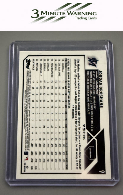 2023 Topps Chrome #9 Jordan Groshans