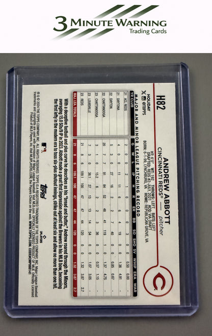 2024 Topps Holiday #H82 Andrew Abbott