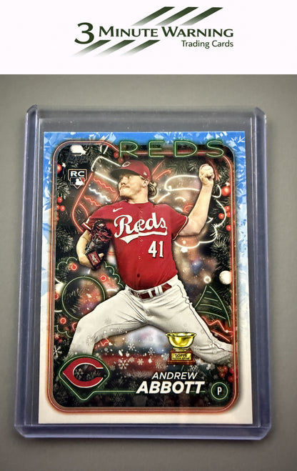 2024 Topps Holiday #H82 Andrew Abbott