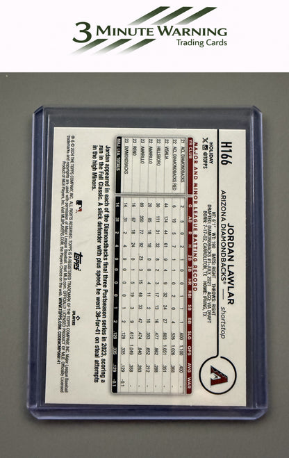 2024 Topps Holiday #H166 Jordan Lawlar