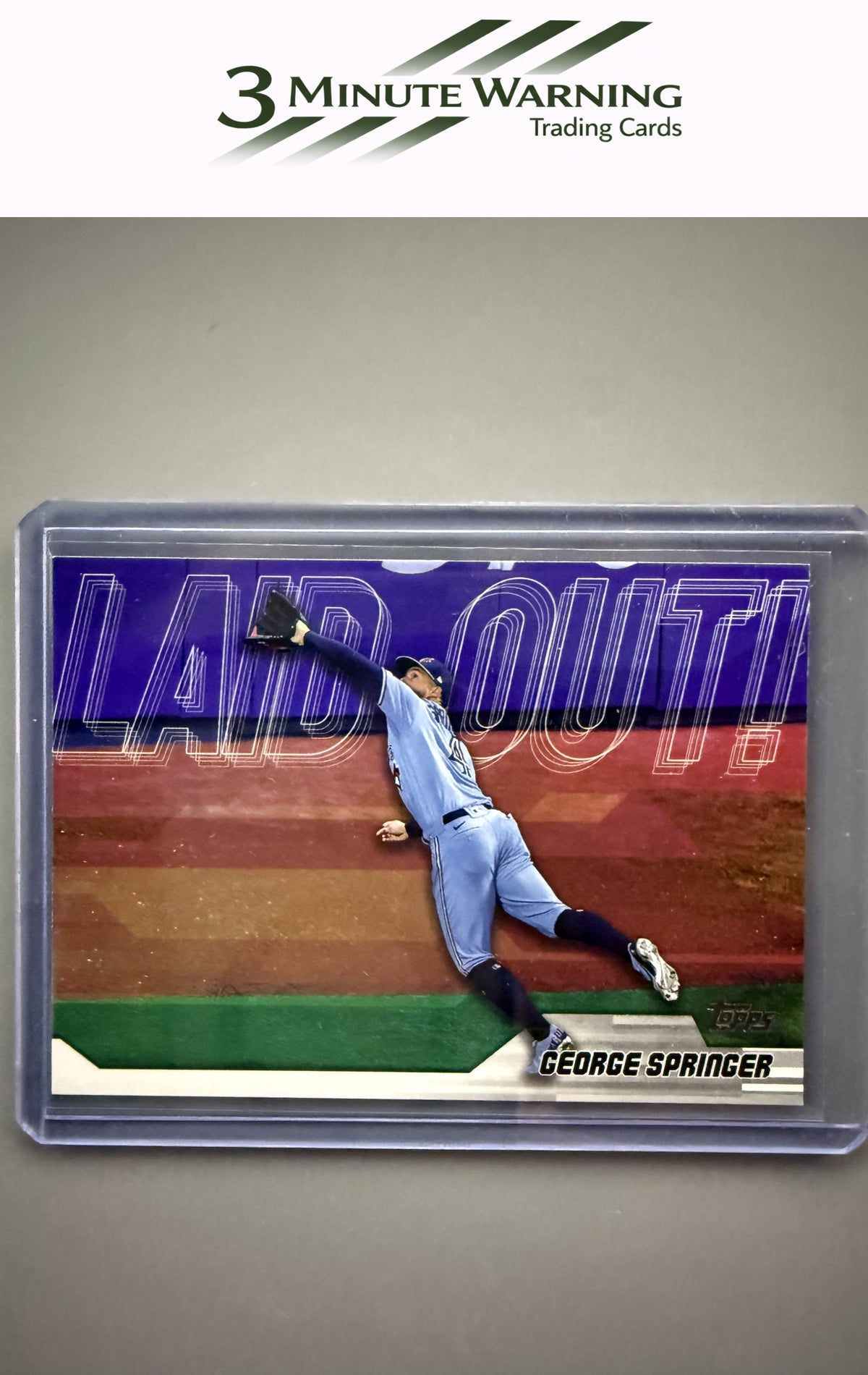 2023 Topps Update #LO-8 George Springer Laid Out