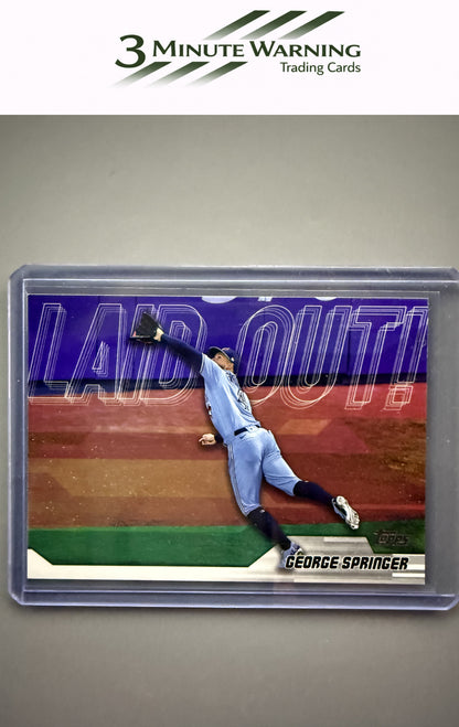 2023 Topps Update #LO-8 George Springer Laid Out