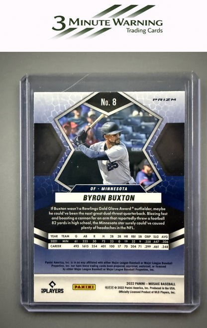 2022 Panini Mosaic #8 Byron Buxton Mosaic