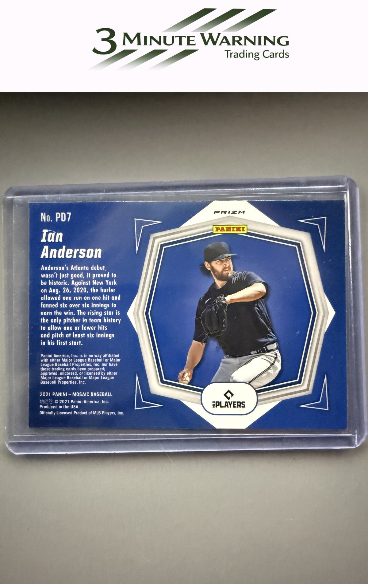 2021 Panini Mosaic #PD7 Ian Anderson Debuts Mosaic