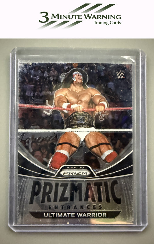 2023 Panini Prizm WWE #1 Ultimate Warrior Prizmatic Entrances