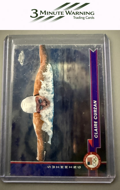 2024 Topps Chrome U.S. Olympics & Paralympic Hopefuls #168 Claire Curzan