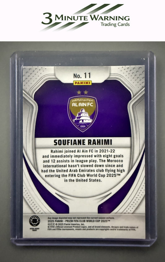 2025 Panini Prizm FIFA Club World Cup #11 Soufiane Rahimi