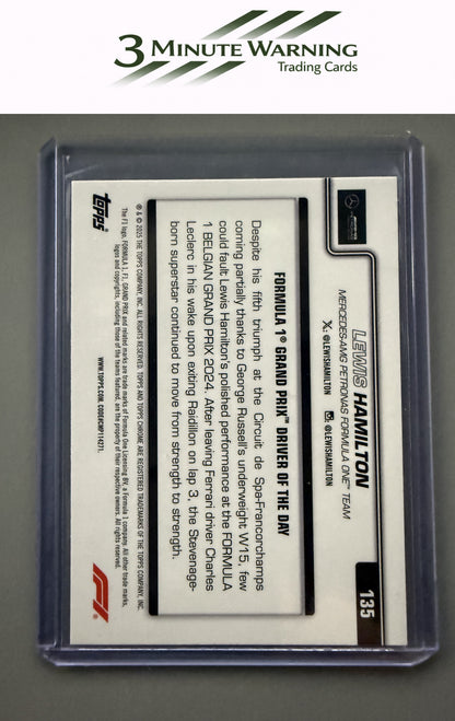 2025 Topps Chrome Formula 1 #135 Lewis Hamilton