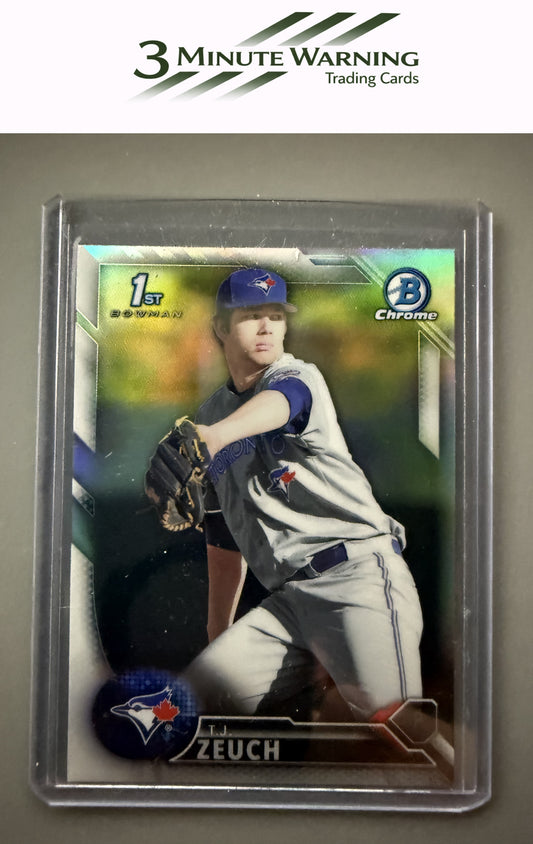 2016 Bowman Draft #BDC-69 T.J. Zeuch Chrome Refractor