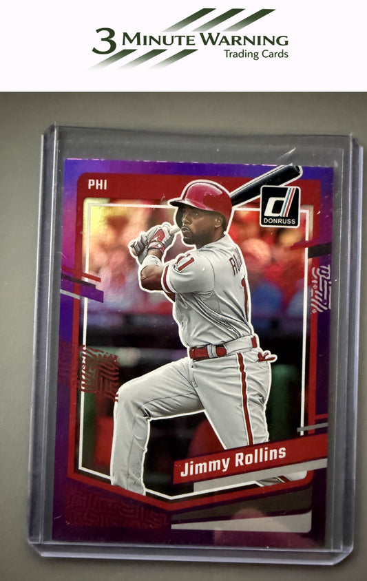 2023 Donruss #133 Jimmy Rollins Holo Pink
