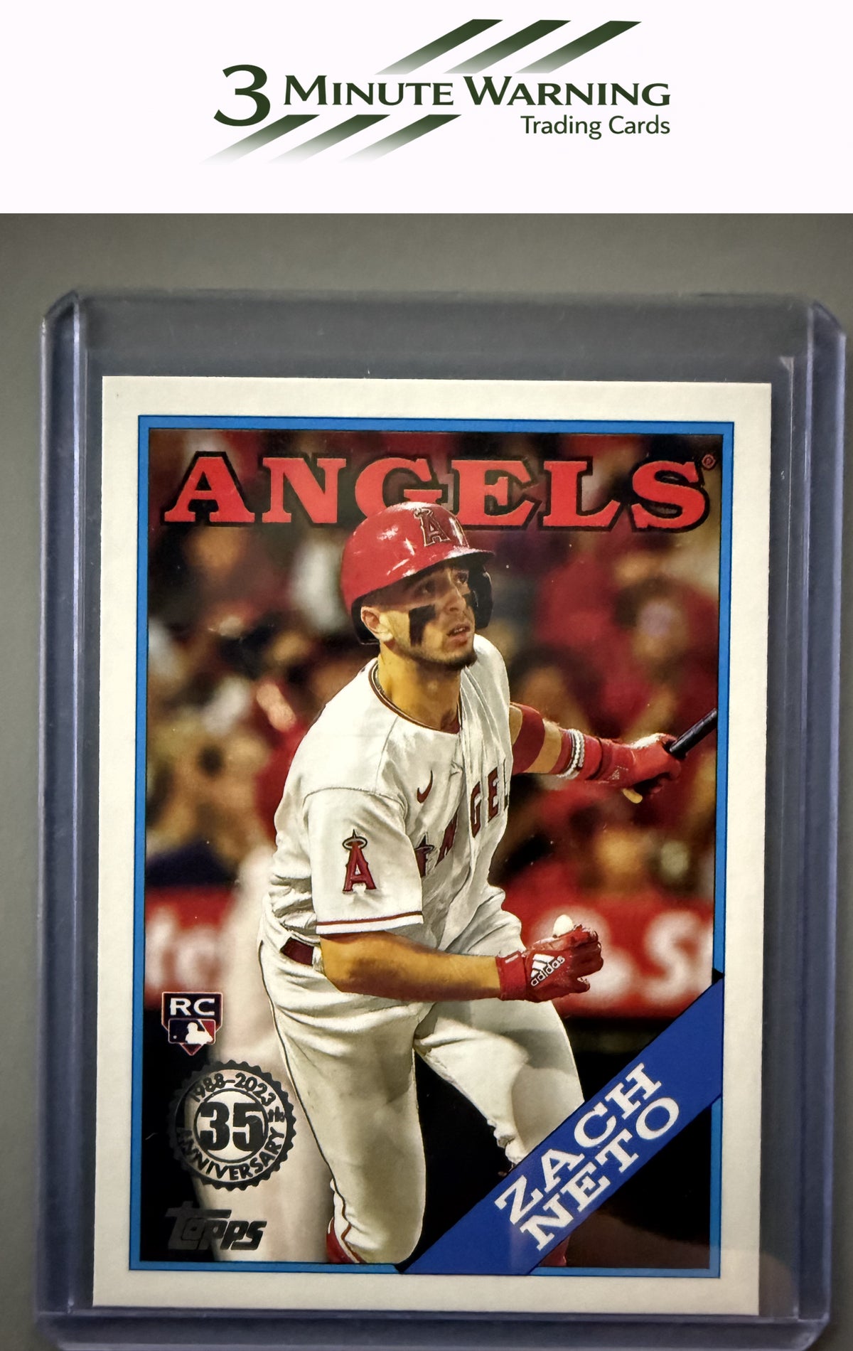 2023 Topps Update #88US-19 Zach Neto 1988 Topps Baseball 35th Anniversary