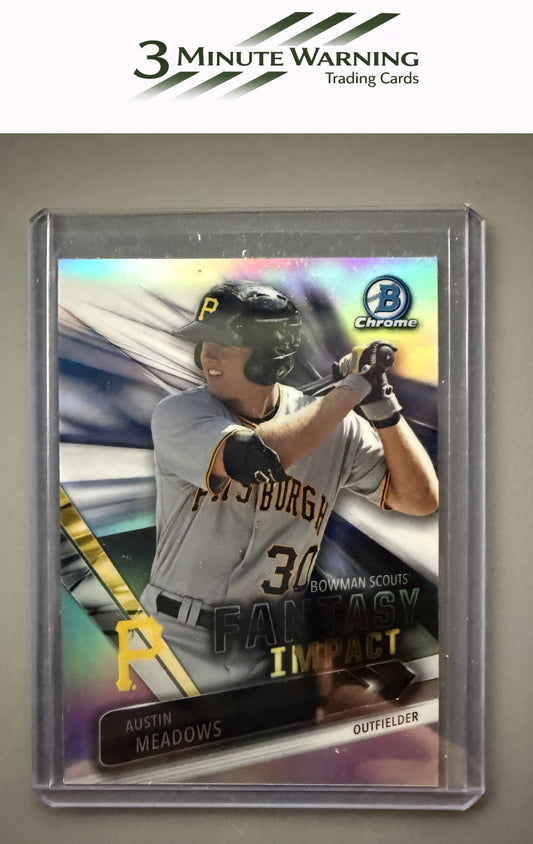 2016 Bowman Draft #BSI-AM Austin Meadows Bowman Scouts' Fantasy Impact