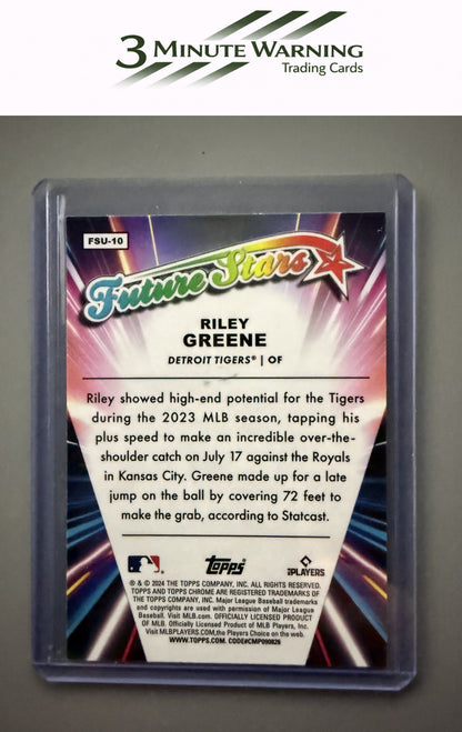 2024 Topps Chrome Update #FSU-10 Riley Greene Future Stars