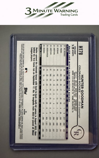 2024 Topps Holiday #H178 Hunter Goodman