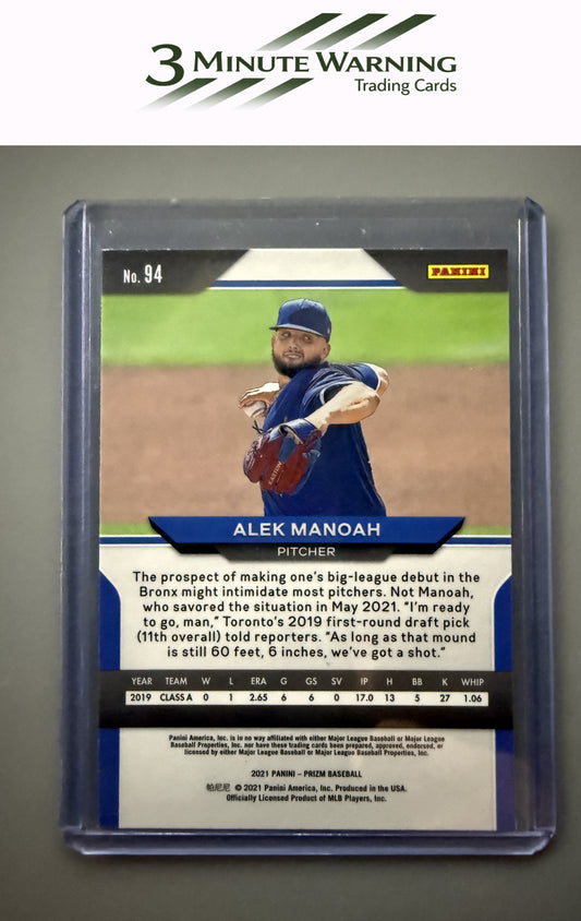 2021 Panini Prizm #94 Alek Manoah