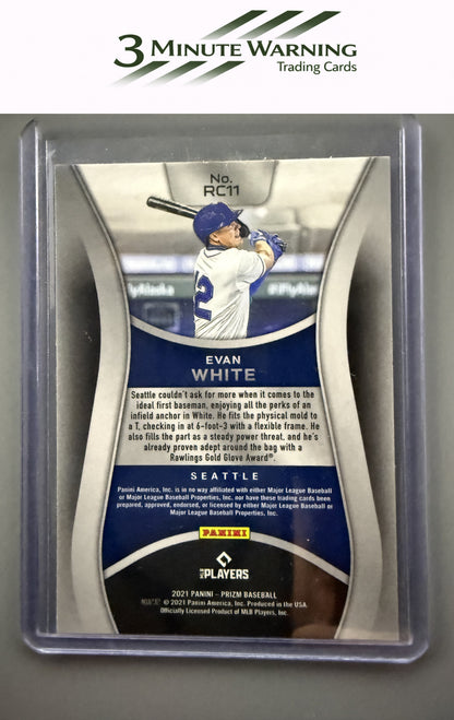 2021 Panini Prizm #RC11 Evan White Rookie Class