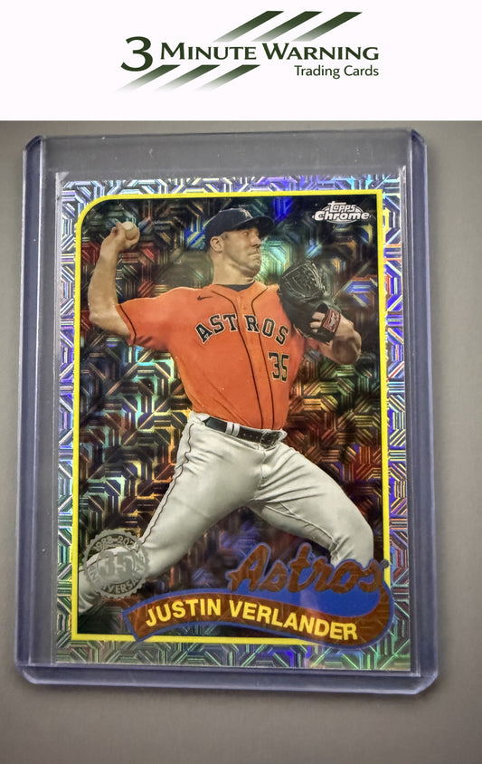 2024 Topps #T89C-54 Justin Verlander 1989 Topps Baseball