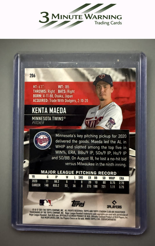 2021 Stadium Club #206 Kenta Maeda