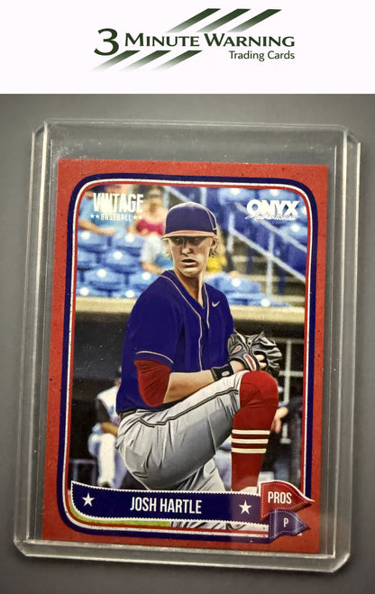 2024 Onyx Vintage #OVJOHA Josh Hartle Red Bordered 1/25