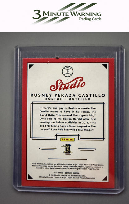2015 Donruss #6 Rusney Castillo Studio