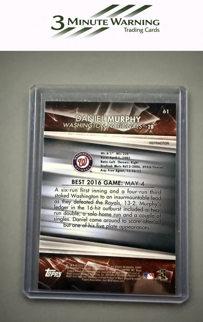 2016 Bowman's Best #61 Daniel Murphy