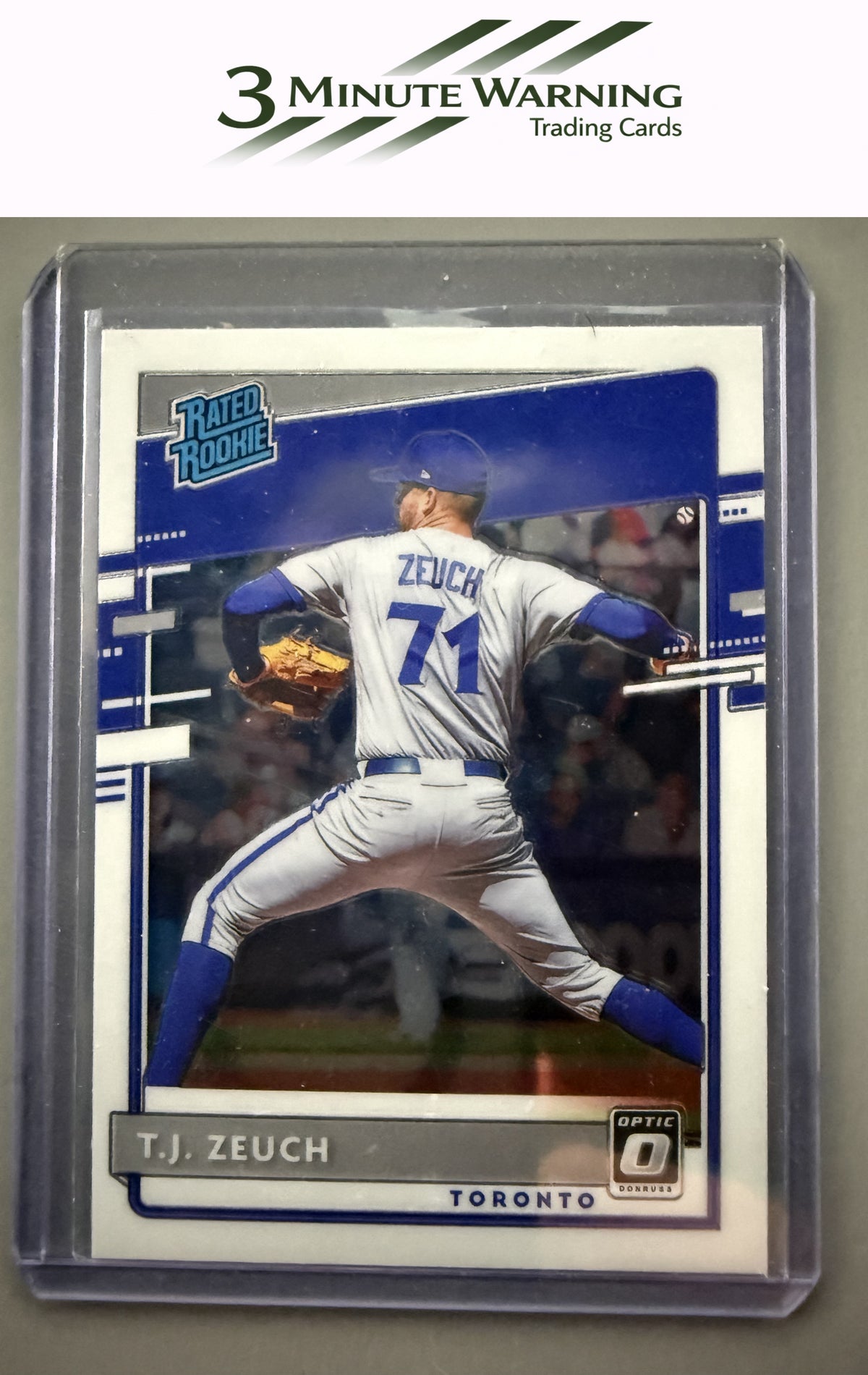 2020 Donruss Optic #86 T.J. Zeuch