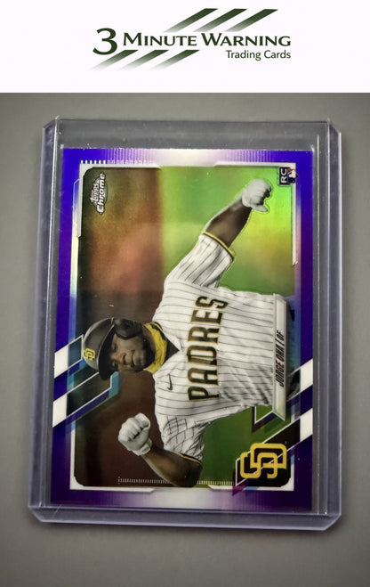 2021 Topps Chrome Update #USC13 Jorge Ona Purple Refractor