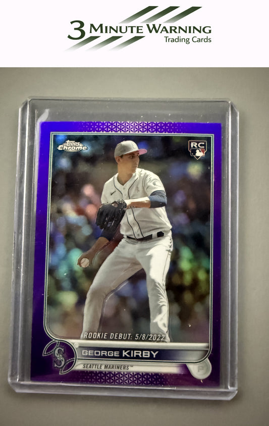 2022 Topps Chrome Update #USC101 George Kirby Purple Refractor