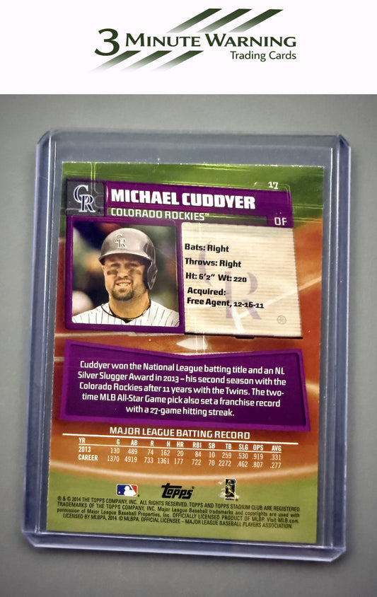 2014 Stadium Club #17 Michael Cuddyer