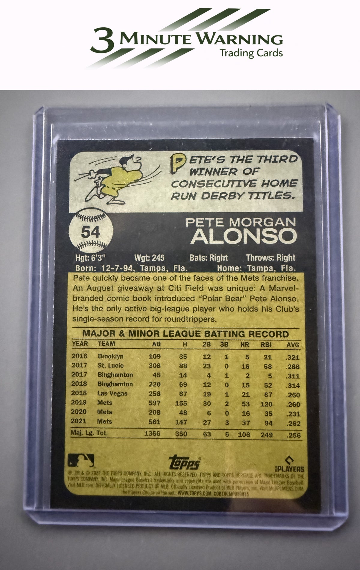 2022 Topps Heritage #54 Pete Alonso