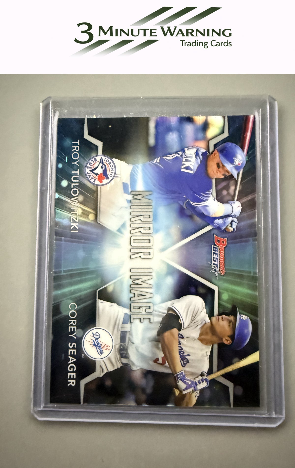 2016 Bowman's Best #MI-11 Corey Seager / Troy Tulowitzki Mirror Image