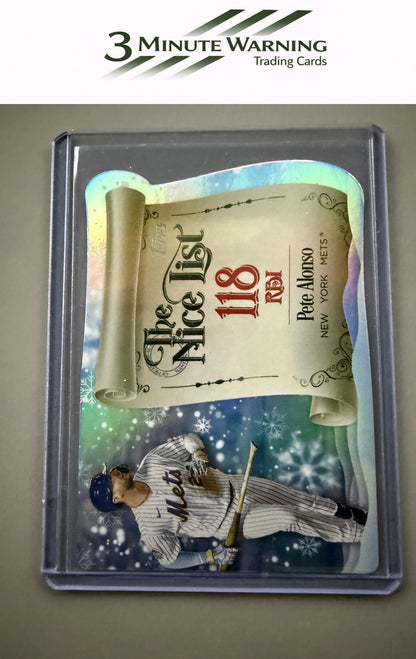 2024 Topps Holiday #MNL-10 Pete Alonso Making the Nice List
