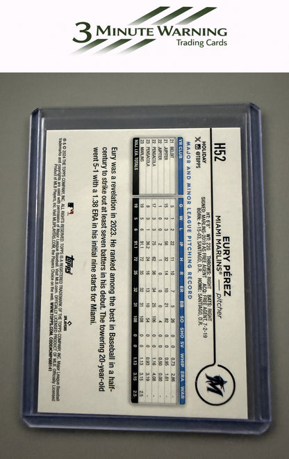 2024 Topps Holiday #H52 Eury Pérez