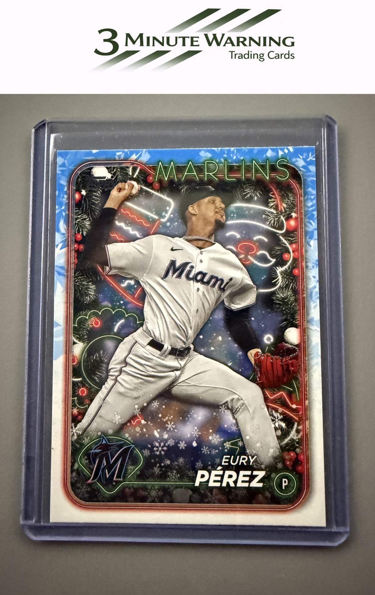 2024 Topps Holiday #H52 Eury Pérez