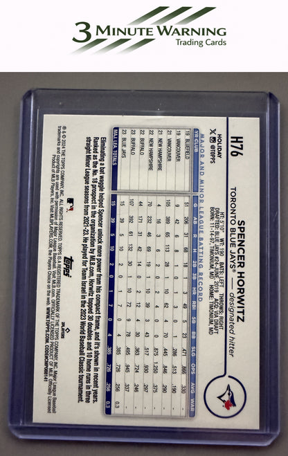 2024 Topps Holiday #H76 Spencer Horwitz