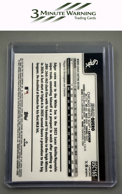 2025 Topps Chrome Update #USC165 Edgar Quero